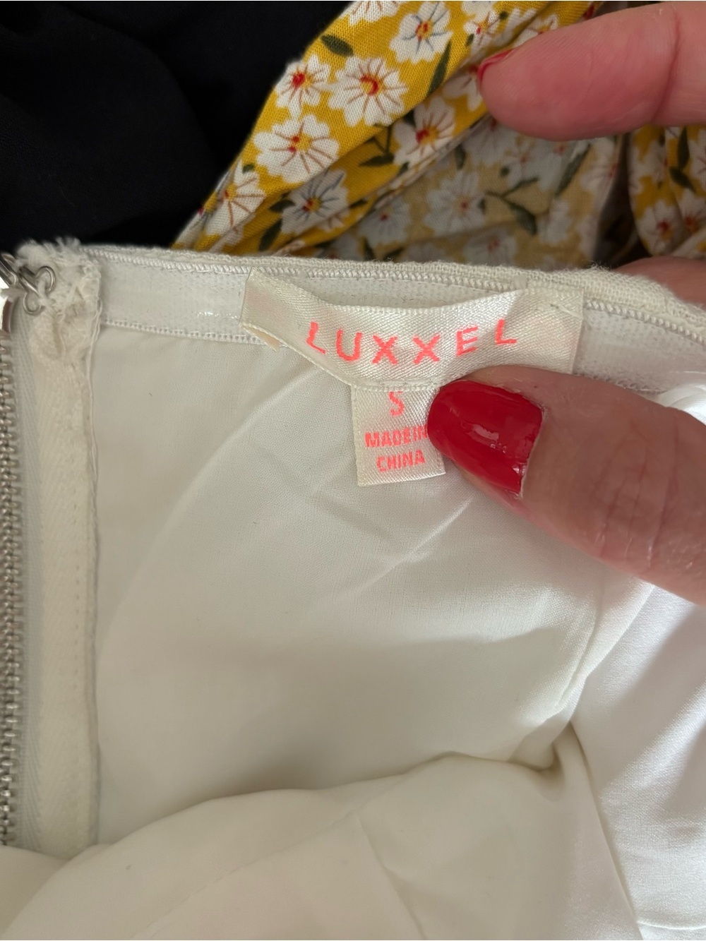 LUXXEL Strapless White Split-Leg Jumpsuit - Picture 6 of 12